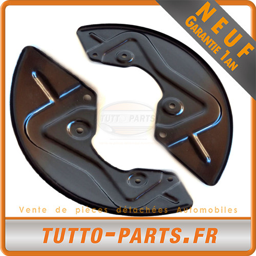 2 Bremsscheibenschutz Vorne Links + Rechts Ibiza II Golf III 357615311A-image