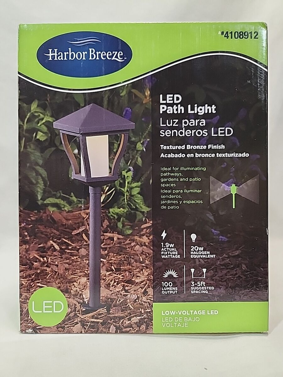 Portfolio 2-Watt Bronze Low Voltage Hardwired Integrated LED Path Light Portfolio 2-Watt Bronze Low Voltage Hardwired Integrated LED Path Light
