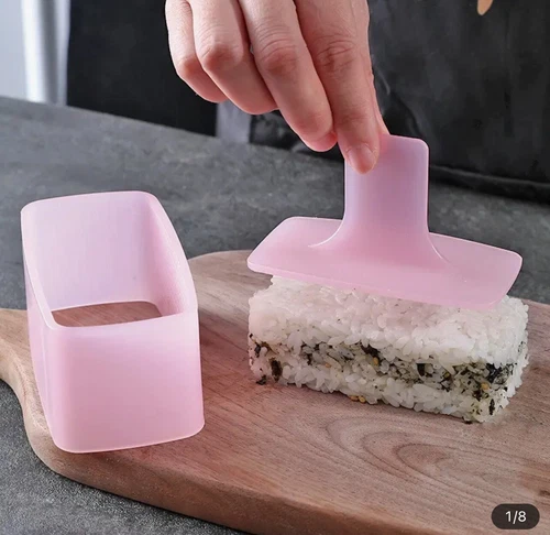 1 Spam Musubi Mold Spam Musubi Non Stick Sushi Maker Mold Kit Clear