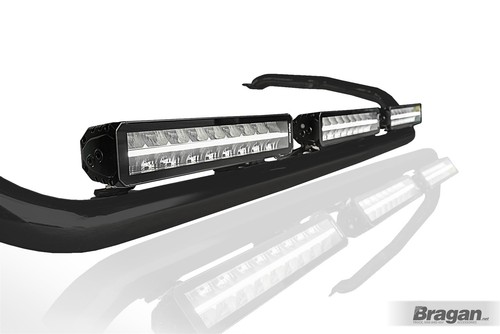 Roof Bar + Night Blazer LED Spot Bars To Fit MAN TGX 2015-2023 Euro6 XLX BLACK - Picture 5 of 9