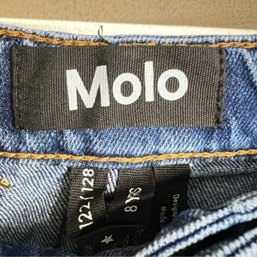 New Girls Molo Belinda Midi Hi Low Denim Ruffle Skirt - Picture 3 of 6