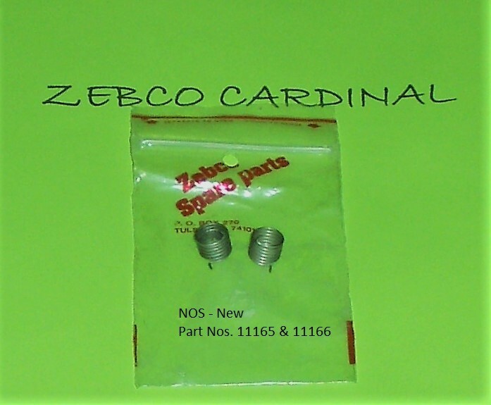ZEBCO & ABU CARDINAL 3 REEL NEW NOS BAIL SPRINGS, PAIR NO. 11165