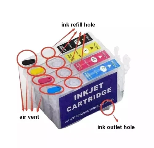 Refillable Ink Cartridge 212 XL+400ml Ink Compatible With Epson XP-4100 XP-4105 - Image 3 of 4