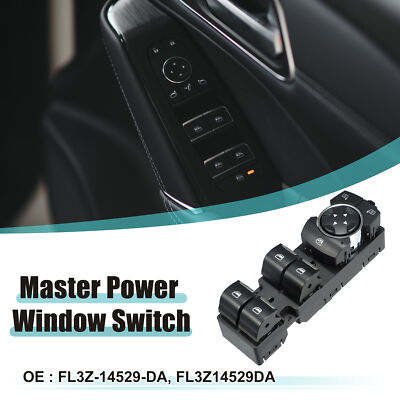 Power Window Switch Front Left Driver Side for Ford Edge 015-20 FL3Z-14529-DA