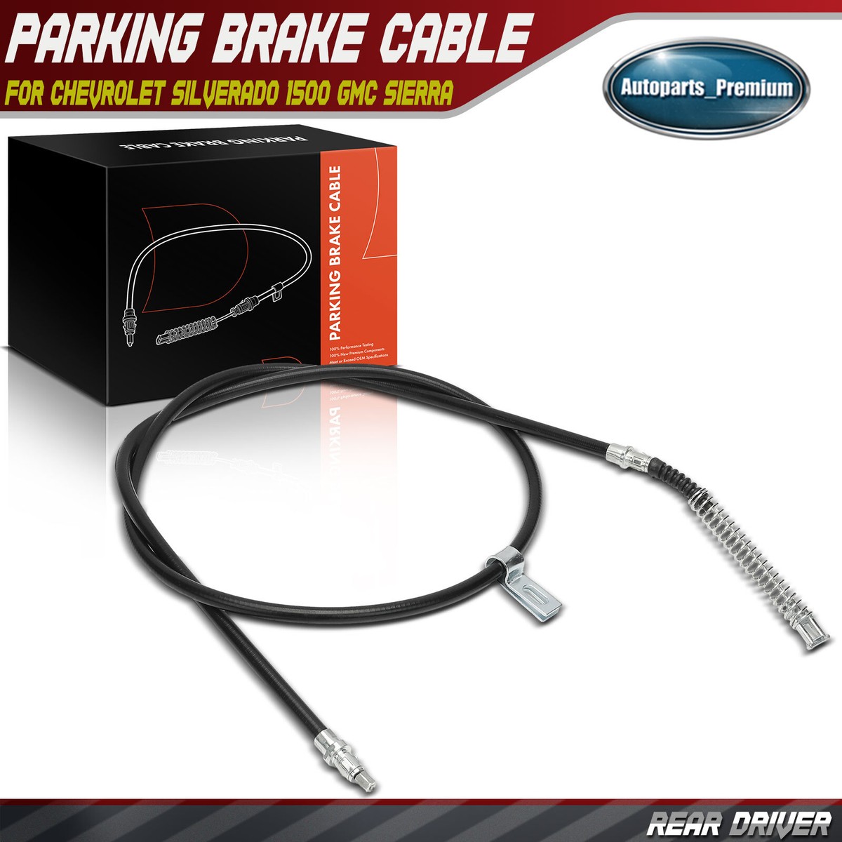 NICHE Rear Hand Brake Cable For Honda FourTrax 350 TRX350 TRX350D - Foto 9