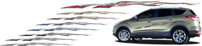 Illusions Barracuda LARGE Graphics for Cars & Trucks (432; 6'' X 120'')