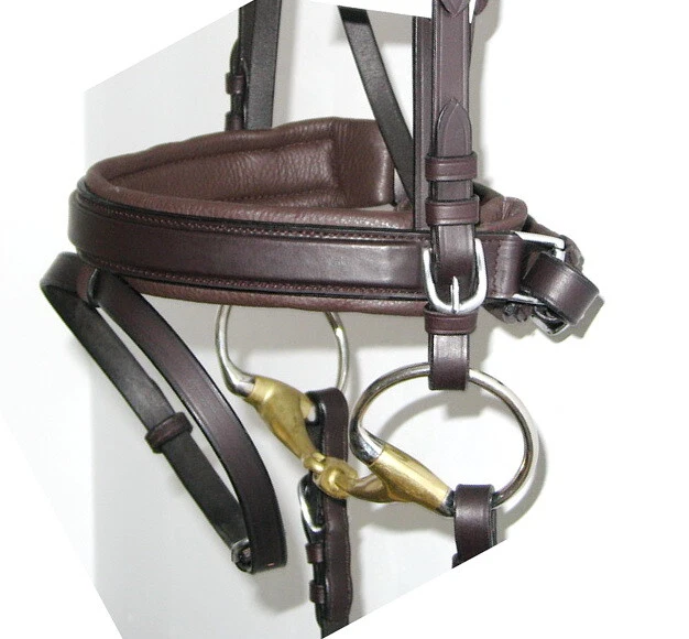 FSS Немецкие Шикарные КВАДРАТНЫЕ ПОДНЯТЫЕ Мягкие Вожжи для Выездки с Шатунами Комфорт - Изображение 3 из 4