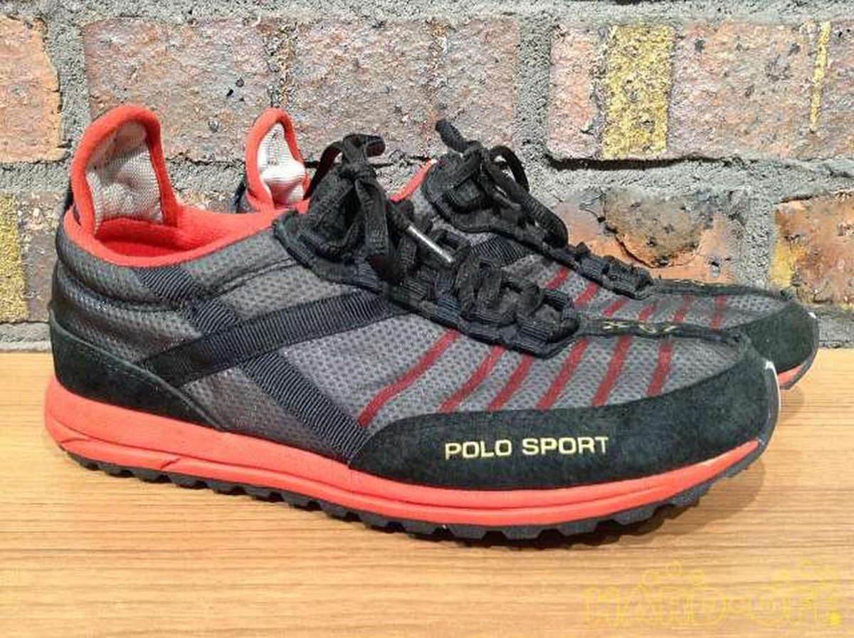 Polo Sport Ralph Lauren Men's X-67 Sneaker Shoes Black Size