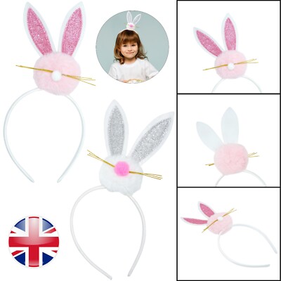 Ostern Bommel Stirnbänder, Hasenohren Mädchen Haarbänder, Kostüm - Posten