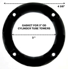 3 " REPLACEMENT TOWER GASKET - DRAFT BEER PARTS KEGERATOR REPAIR PARTS -D16-3