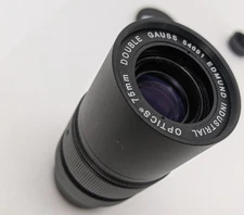 Edmund Optics Double Gauss 75mm C-Mount Lens, Adjustable Iris