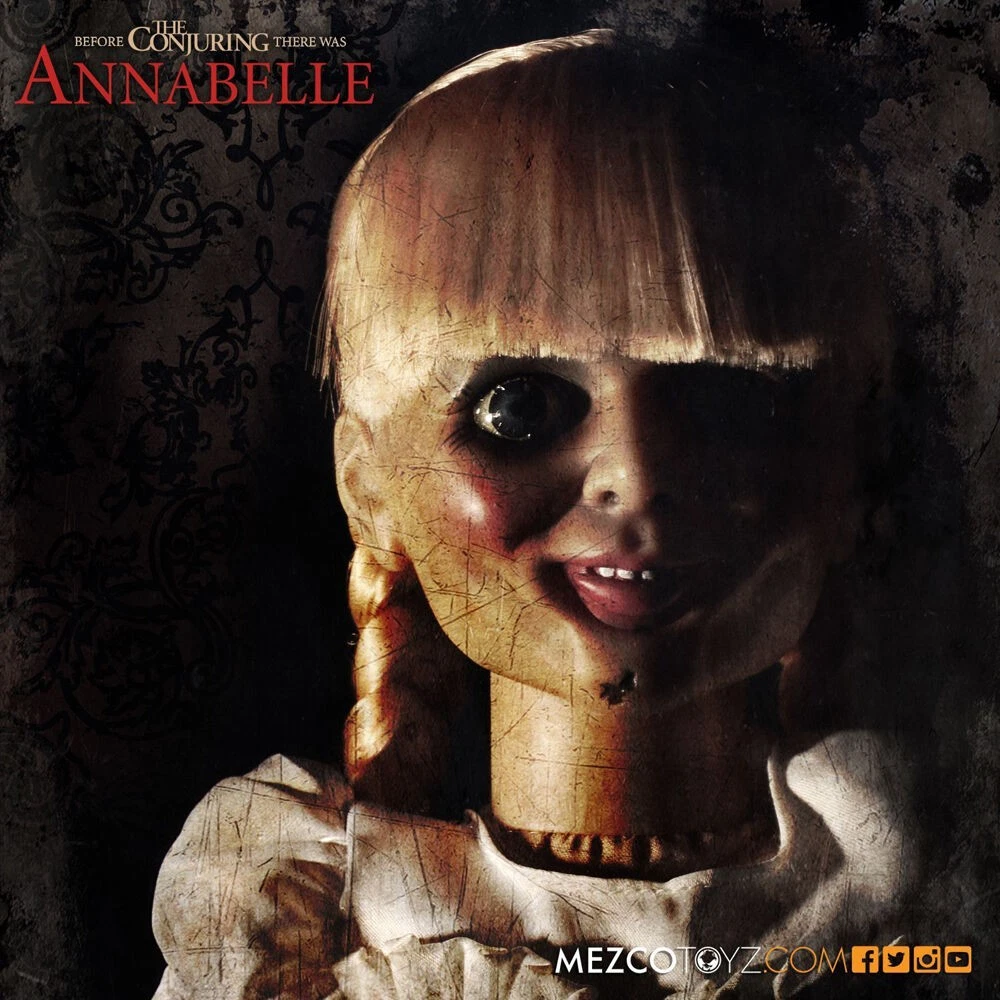  The Conjuring Annabelle Replica Doll Horror Display Figure 46cm 17y+