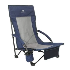 Portable Folding Beach Chair Low Camping Lawn Hiking Hunting Rock Cloud