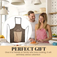 Chef's Prank Apron,Creative Prank Aprons for Men,The Ultimate Gag Funny Gift US