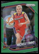 2025 Panini Prizm WNBA #133 Michele Timms Green Prizms
