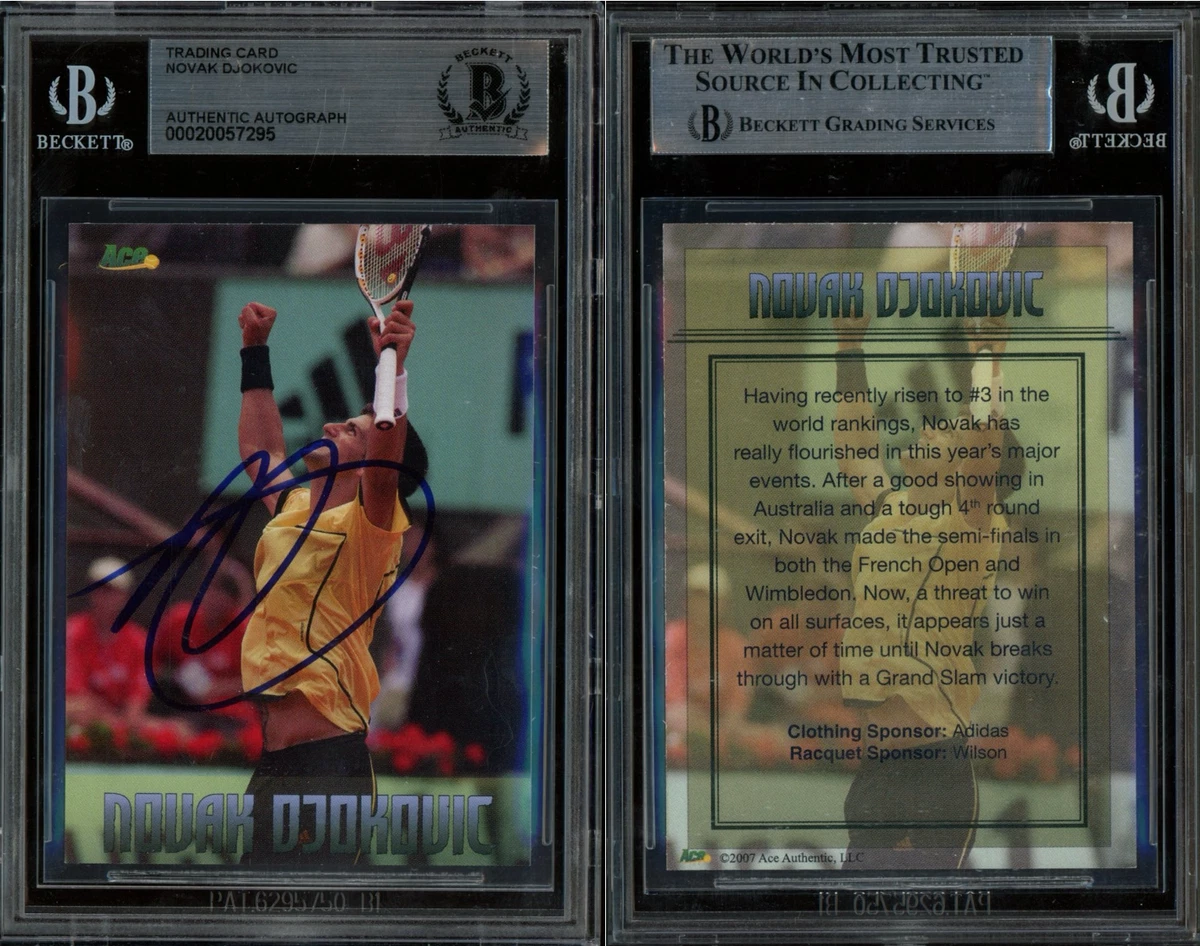 Tennis Ace Authentic Sports Trading Cards & Accessories for sale