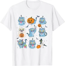 Funny Derpy Tiger and Sussie Bird Halloween Unisex T-Shirt