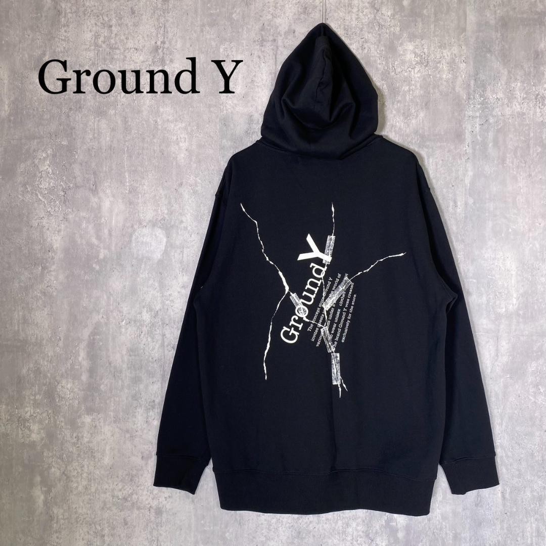大人気♪【ヨウジヤマモト/Ground Y】SIDE FLAP HOODIE Ground Y - Ground Y | CUBISM PATCHWORK PRODUCT DYED