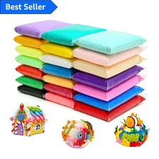 24 Color Air Dry Clay Set - Non-Toxic DIY Modeling Magic for Creative Adults
