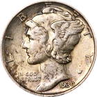 1930-S Mercury Dime