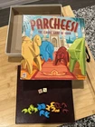 Parcheesi Board Game Milton Bradley Classic Game of India 2001 Vintage