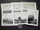 x6 WW2 WWII USAAF Army Air Force Military Pictures Photos Rough Landing / Damage