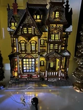 Lemax Lighted Building Fiber Optic Facades Kit Wilson Homestead 2003 Read Notes