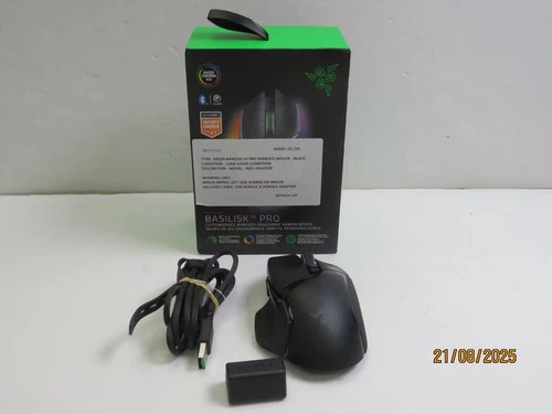 Razer Basilisk V3 Pro Wireless Ergonomic Gaming Mouse - Black