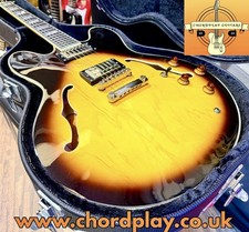 ☀️2008☀️ Epiphone Sheraton ii VS~ Vintage Sunburst~ Hollow-body~ Hard Case!