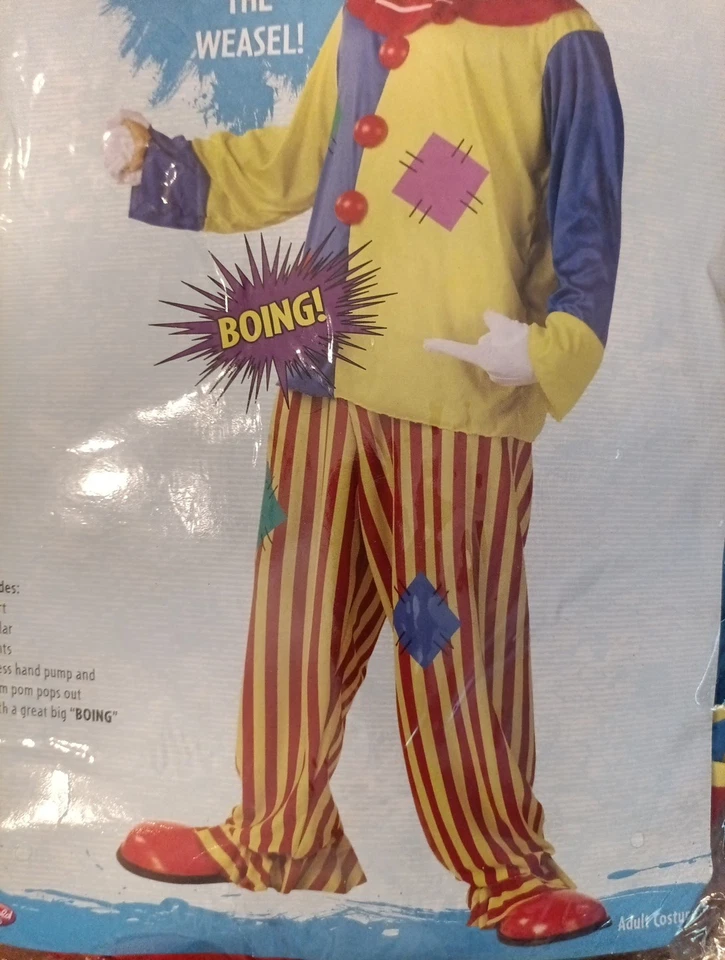 Horny the Clown Costume Adult Standard Funny Halloween Costume G1 - Image 3 of 4