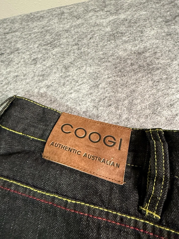 COOGI Denim Jeans Relaxed Fit Men's Size 38x32 Hip Hop Y2K Dark Wash - Image 2 of 4