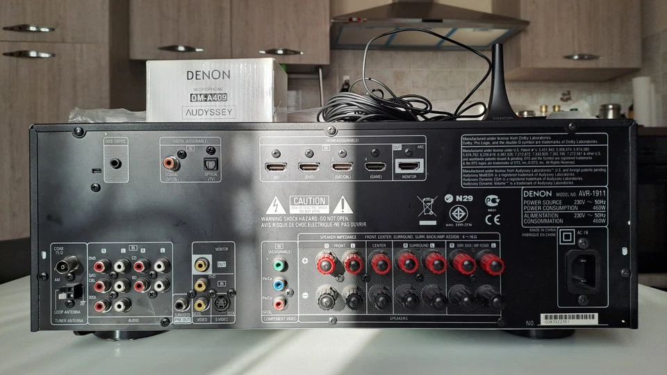 Denon AVR-1911 Sintoamplificatore AV 7.1 Dolby TrueHD DTS-HD HDMI Home Theatre - Immagine 4 di 4