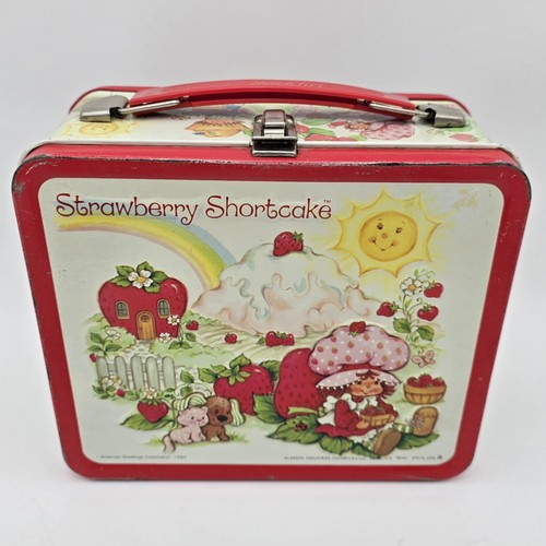 Strawberry Shortcake Aladdin Metall Brotdose OHNE Thermoskanne Vintage 1980
