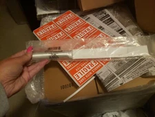 Rada Stubby Butcher Knife, R106 kitchen cutlery USA made L/R handed super sharp