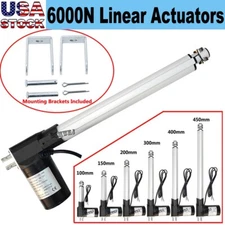 Linear Actuator 12V Electric Motor 6000N Max Lift IP54 Water-proof Heavy Duty CL