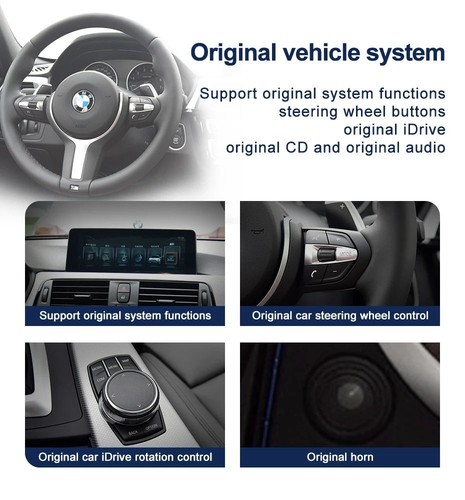 12.3" Apple CarPlay Android Multimedia Head Unit for BMW Series 3 4 F30 F31 NBT - Picture 12 of 13