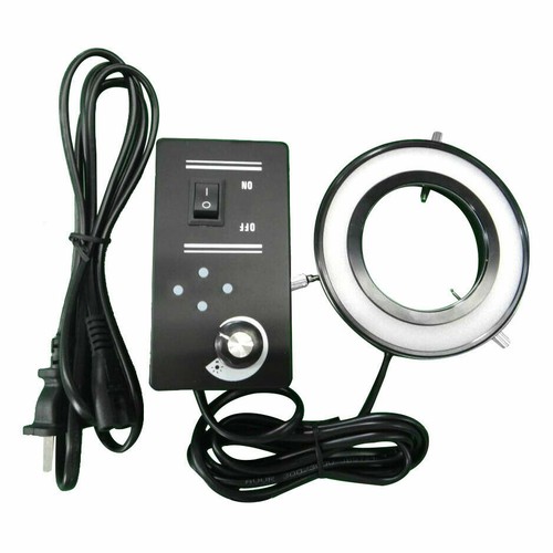 144 LED Ring Light f Stereo Microscope Illuminator Source Four Zones Adjustable