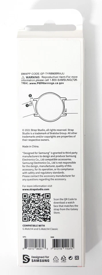 Reloj inteligente Samsung Galaxy Watch 4 5 6 20 mm de ancho correa de reloj OEM - Colores Foto 2 de 4