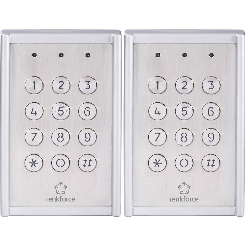 2-й мультипакет Renkforce Codeschloss с защитой от коррозии IP65 для обеспечения наилучшего вкуса