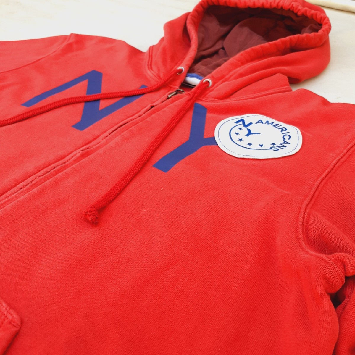 Nike NYA's Soccer Club Hoodie Men's Medium Red Embroidered Nike NYA's Soccer Club Hoodie Men's Medium Red Embroidered