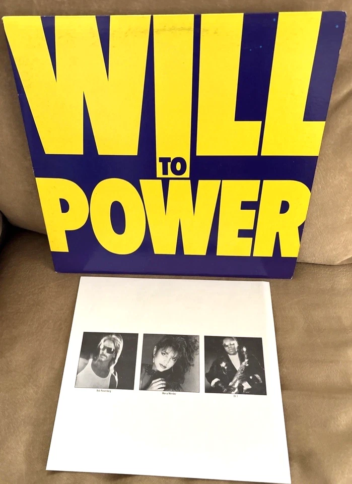 WILL TO POWER - self-titled debut album (1988) Vinyl LP Record. NEAR MINT! - Image 3 of 4