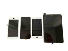 Lot of Samsung Galaxy LCD Display Touch Screen Replacement Part Frame and Tab