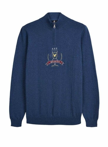 Scott Crest 1/4 Zip Knitted Jumper 