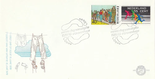 Netherlands Scott 558-9 FDC - Nijmegen March, 60th Anniv.