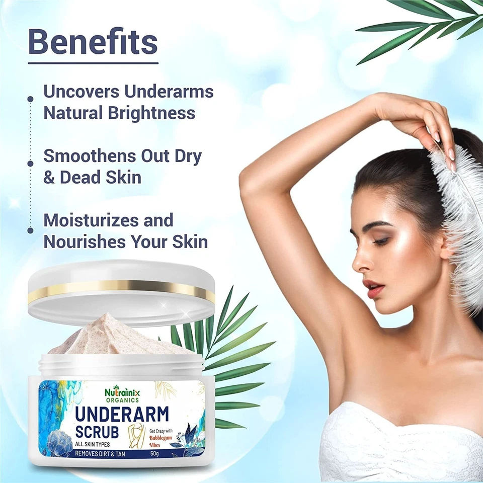 Underarm Scrub for Bikini Area - Suitable for All Skin Types - 50g - Image 3 of 4