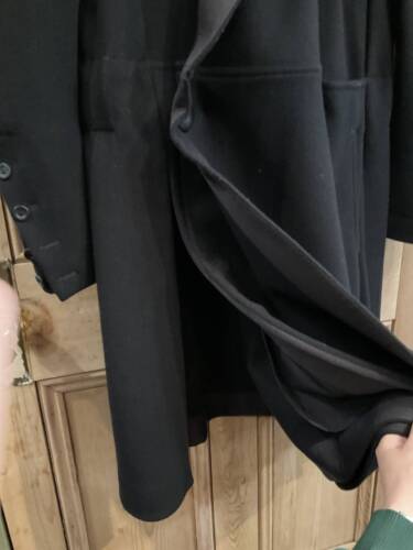 Abrigo para mujer Rick Owens negro 36 - Imagen 3 de 9