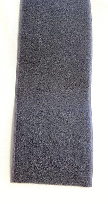 Velcro  Brand 4'' Dark Grey LOOP SIDE ONLY - SEW-ON TYPE - 1 YARD - UNCUT