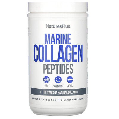 Nature's Plus, Marine Collagen Peptides, 0.53 lb (244 g)