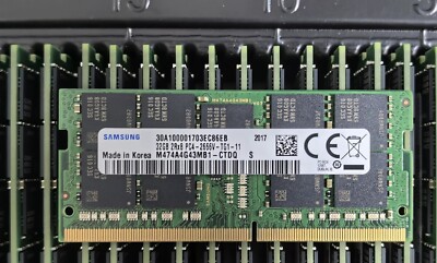 Samsung 32GB Laptop ECC SODIMM RAM DDR4 3200 2933 2666 260p PC4