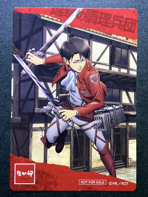 Levi Ackerman Attack on Titan Cards NAKAU HK/AOT TCG Japanese